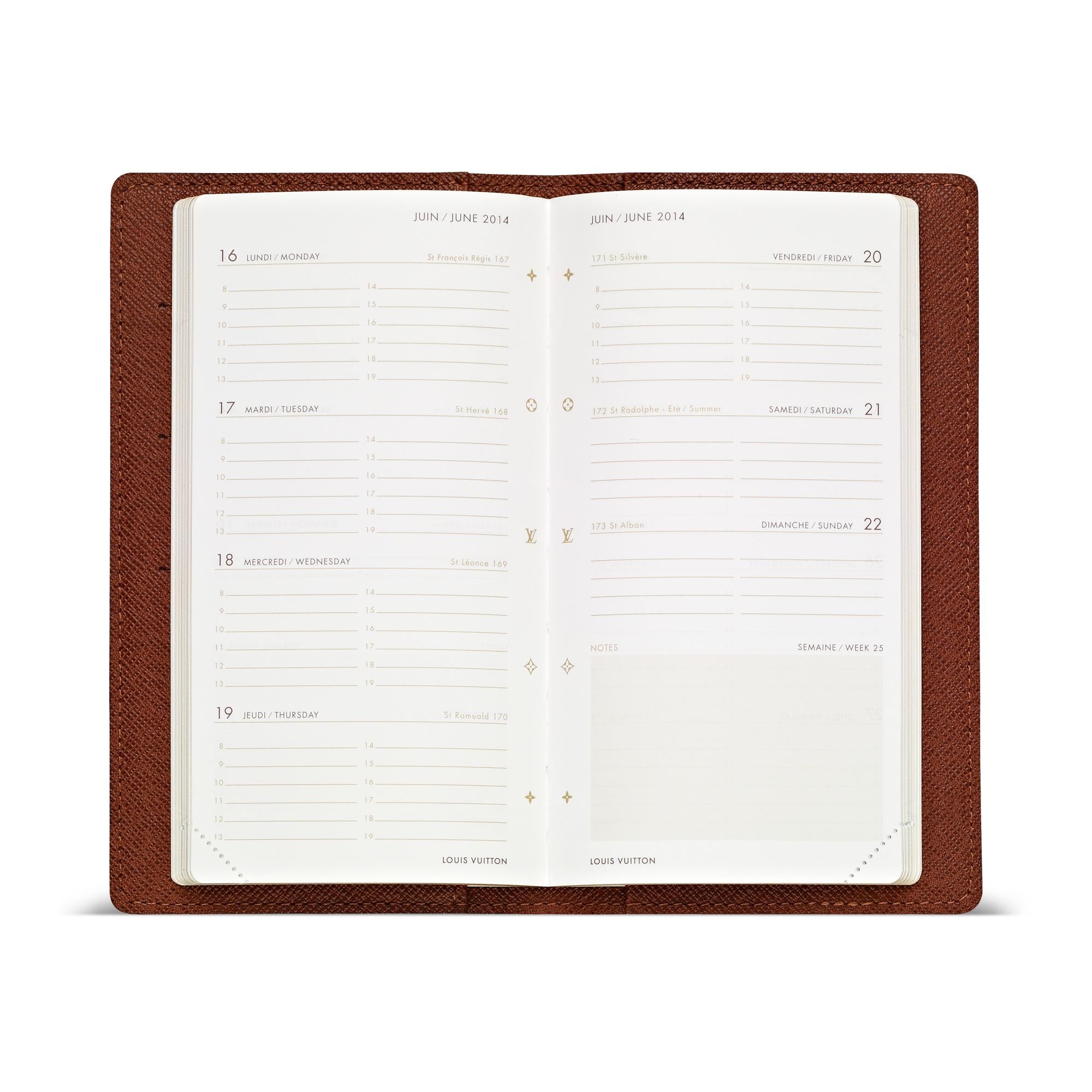 Louis Vuitton Pocket Agenda Size Paul Smith